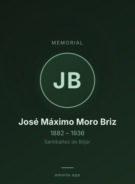 Memorial portrait of José Máximo Moro Briz