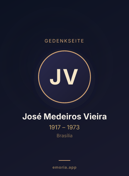 Gedenkportrait von José Medeiros Vieira