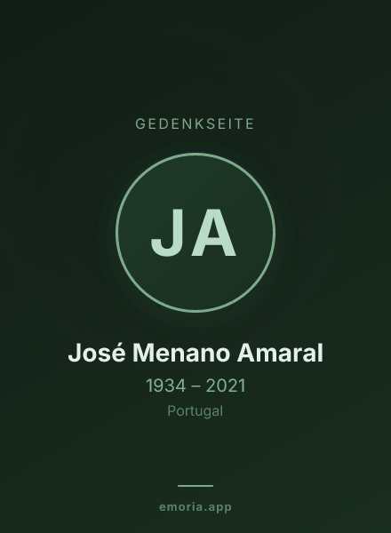 Gedenkportrait von José Menano Amaral