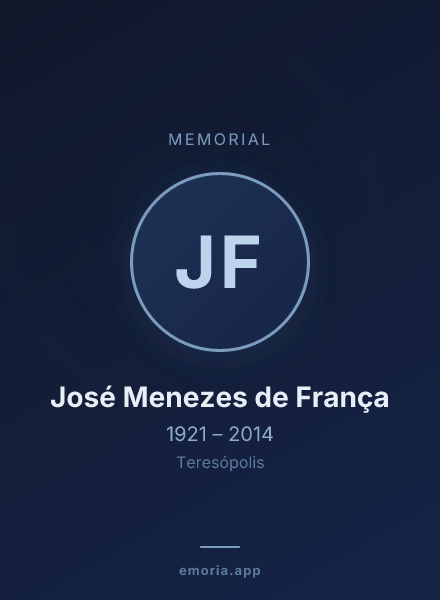 Memorial portrait of José Menezes de França