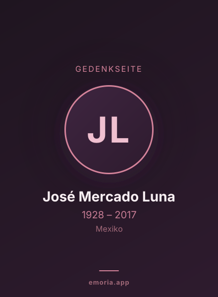 Gedenkportrait von José Mercado Luna