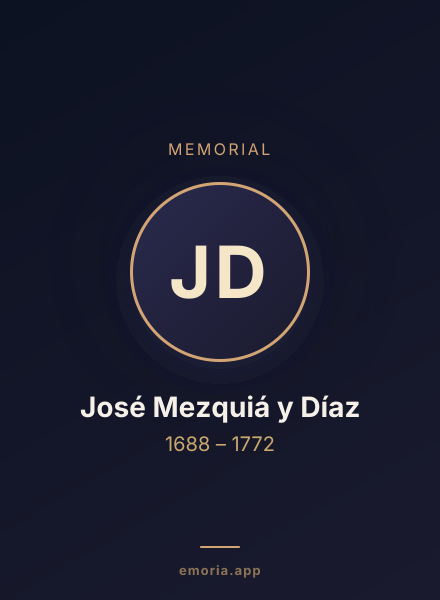 Memorial portrait of José Mezquiá y Díaz