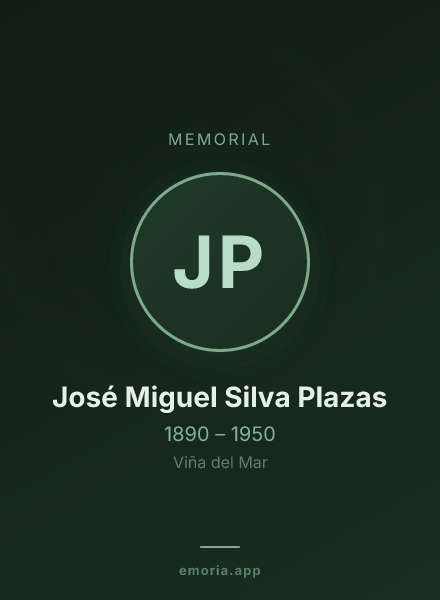 Memorial portrait of José Miguel Silva Plazas