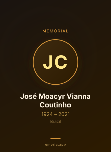 Memorial portrait of José Moacyr Vianna Coutinho