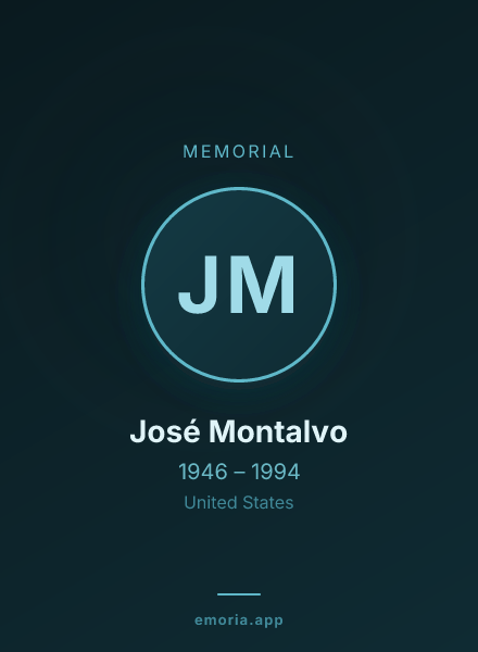 Memorial portrait of José Montalvo