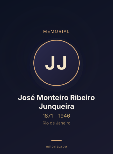 Memorial portrait of José Monteiro Ribeiro Junqueira