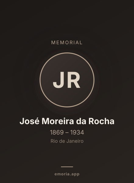 Memorial portrait of José Moreira da Rocha