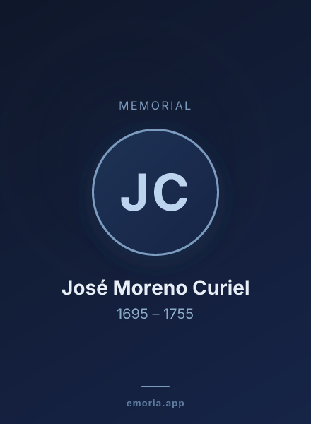 Memorial portrait of José Moreno Curiel