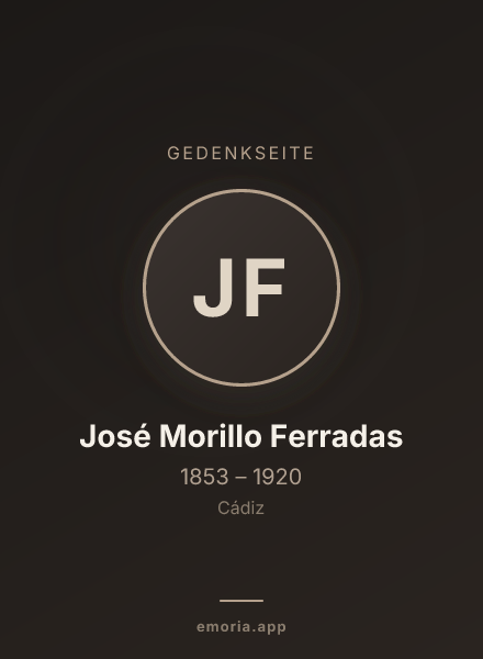 Gedenkportrait von José Morillo Ferradas