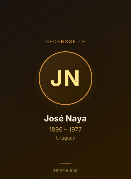 Gedenkportrait von José Naya