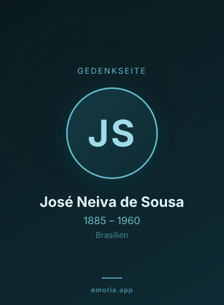 Gedenkportrait von José Neiva de Sousa