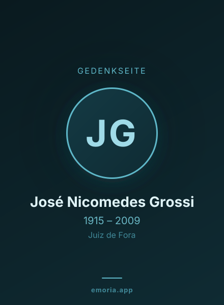 Gedenkportrait von José Nicomedes Grossi
