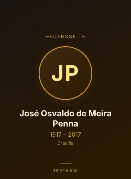 Gedenkportrait von José Osvaldo de Meira Penna