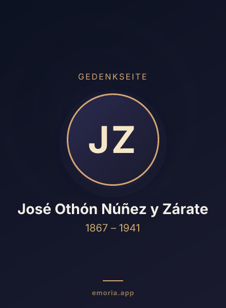 Gedenkportrait von José Othón Núñez y Zárate