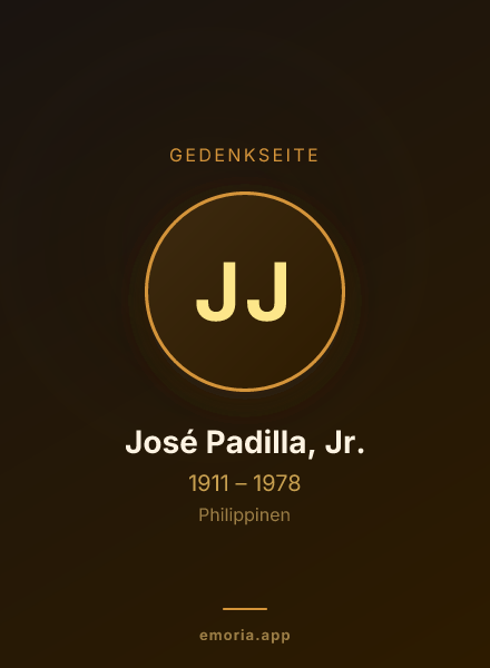 Gedenkportrait von José Padilla, Jr.