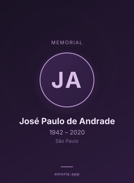 Memorial portrait of José Paulo de Andrade