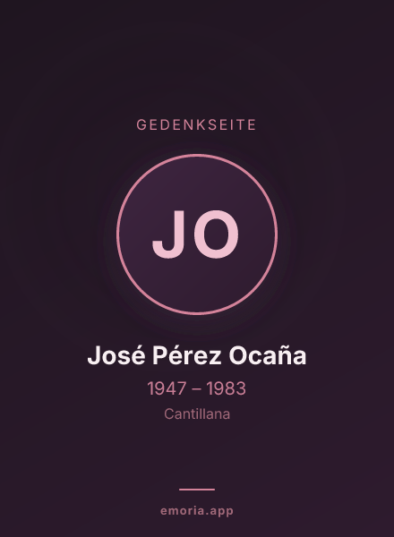 Gedenkportrait von José Pérez Ocaña