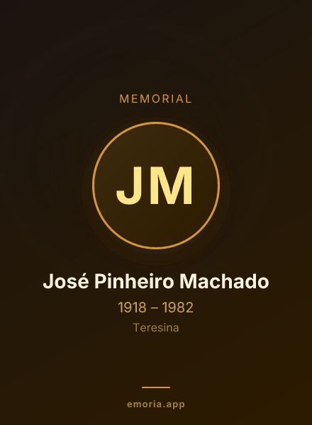 Memorial portrait of José Pinheiro Machado