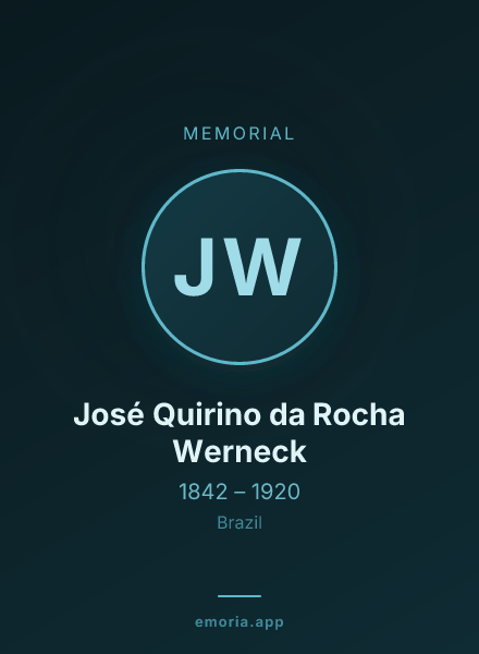Memorial portrait of José Quirino da Rocha Werneck