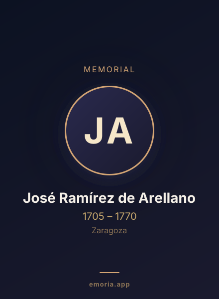 Memorial portrait of José Ramírez de Arellano