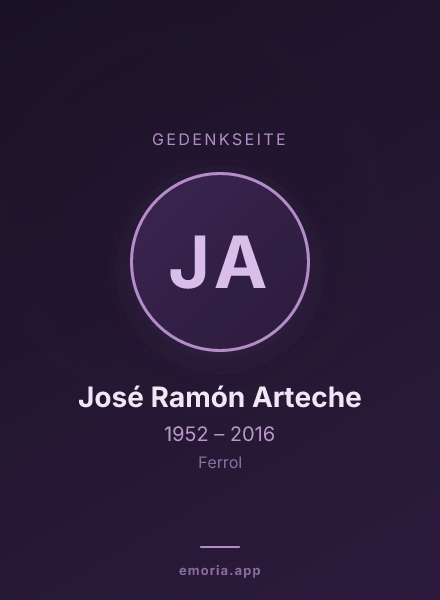 Gedenkportrait von José Ramón Arteche