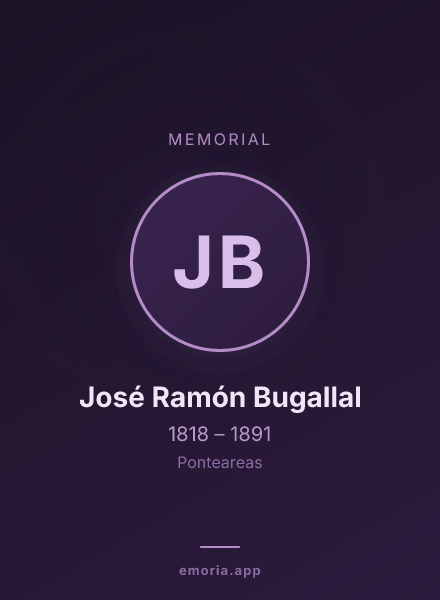 Memorial portrait of José Ramón Bugallal