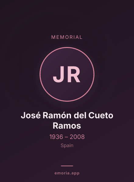 Memorial portrait of José Ramón del Cueto Ramos