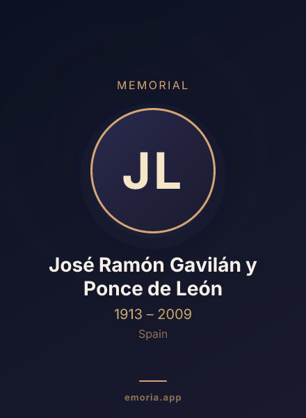 Memorial portrait of José Ramón Gavilán y Ponce de León