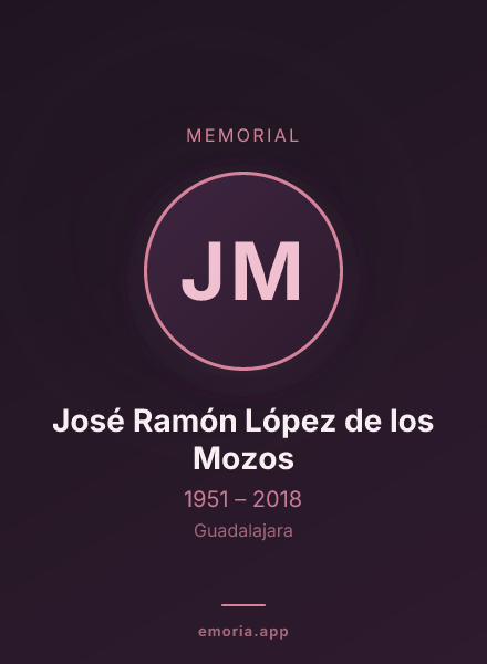 Memorial portrait of José Ramón López de los Mozos