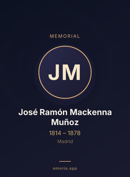 Memorial portrait of José Ramón Mackenna Muñoz