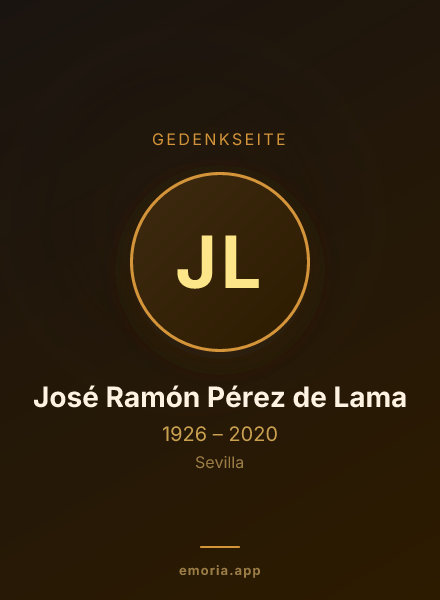 Gedenkportrait von José Ramón Pérez de Lama