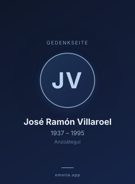 Gedenkportrait von José Ramón Villaroel