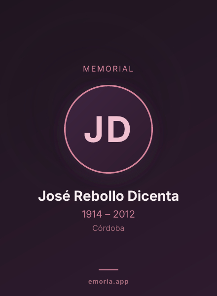 Memorial portrait of José Rebollo Dicenta