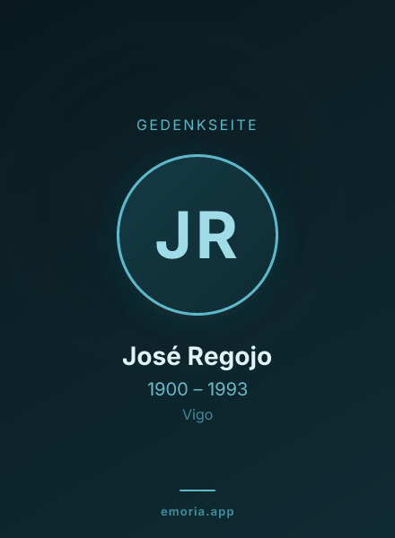 Gedenkportrait von José Regojo