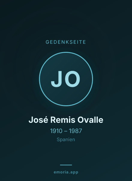Gedenkportrait von José Remis Ovalle