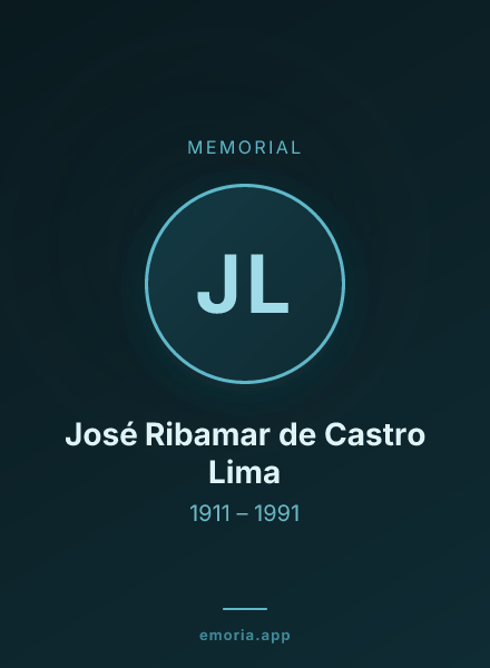 Memorial portrait of José Ribamar de Castro Lima