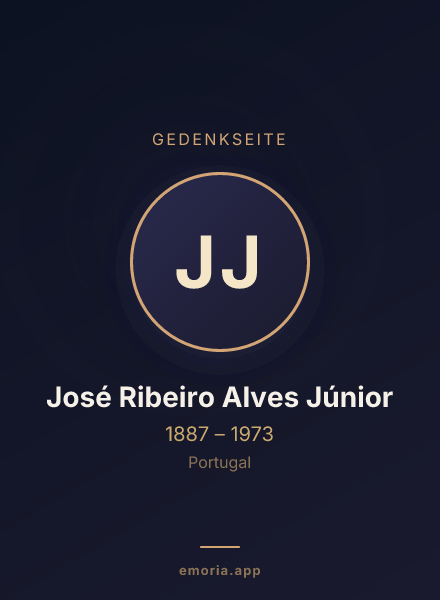 Gedenkportrait von José Ribeiro Alves Júnior