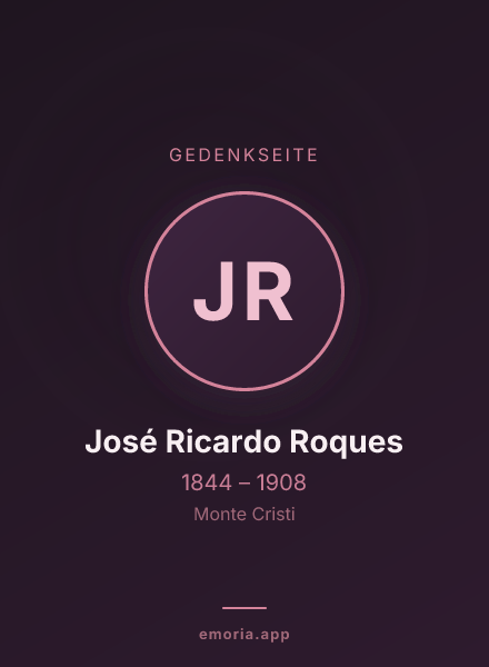 Gedenkportrait von José Ricardo Roques