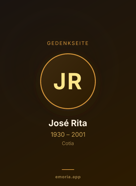 Gedenkportrait von José Rita