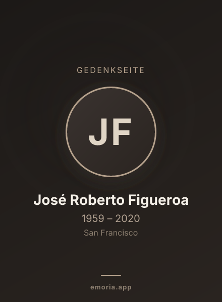 Gedenkportrait von José Roberto Figueroa