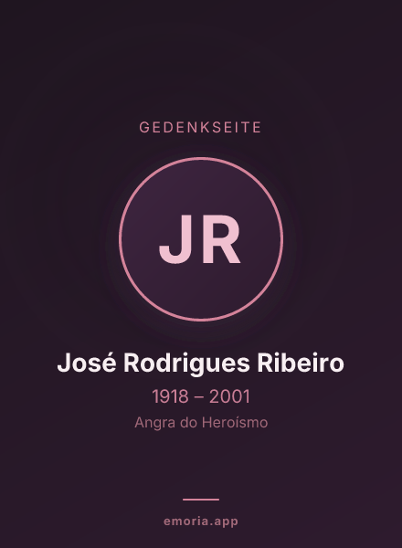 Gedenkportrait von José Rodrigues Ribeiro