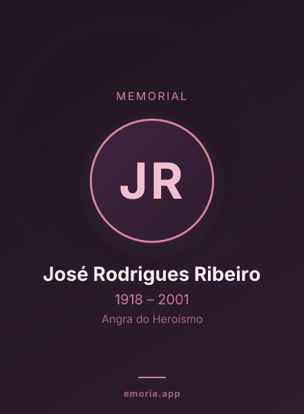 Memorial portrait of José Rodrigues Ribeiro