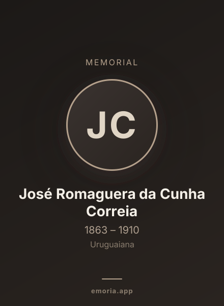Memorial portrait of José Romaguera da Cunha Correia