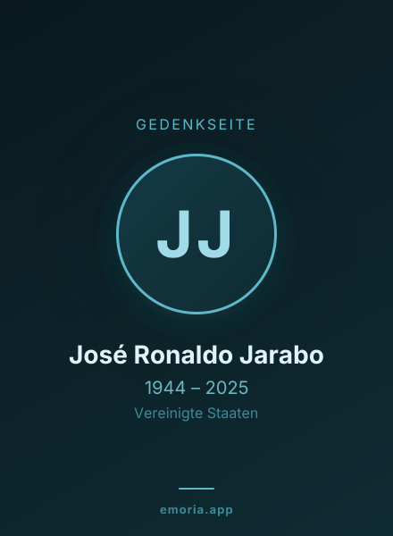 Gedenkportrait von José Ronaldo Jarabo