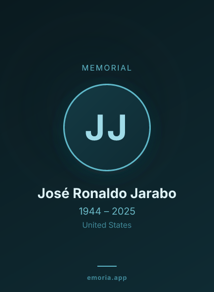 Memorial portrait of José Ronaldo Jarabo