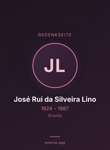 Gedenkportrait von José Rui da Silveira Lino