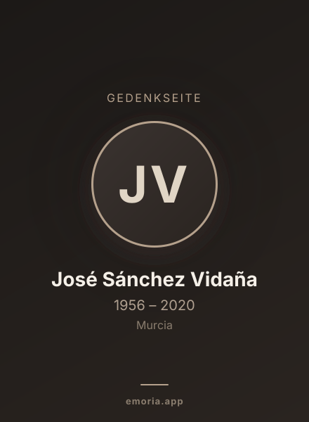 Gedenkportrait von José Sánchez Vidaña