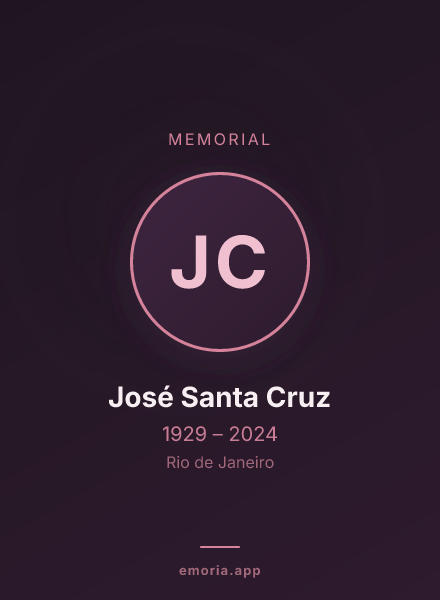 Memorial portrait of José Santa Cruz
