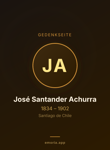 Gedenkportrait von José Santander Achurra