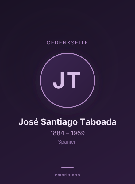 Gedenkportrait von José Santiago Taboada